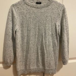 Talbots pure cashmere grey sweater